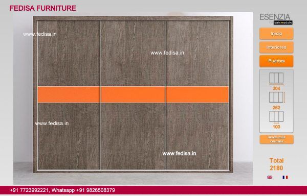 Brown And White Almirah Design Cupboard Design 8 Feet Wardrobe Design