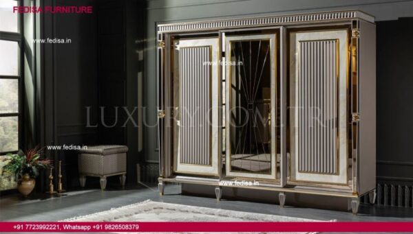5 Door Almirah Design Sliding Wardrobe Design Bedroom Wardrobe Furniture