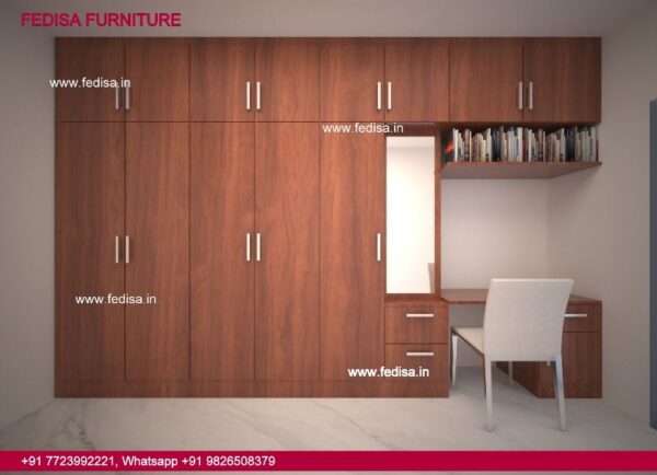 Iron Almirah Design In Wall Wardrobe With Dressing Table Cupboard Designs 2021