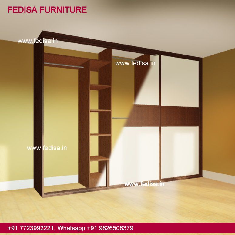 Almirah Self Design Wardrobe With Dressing Table Locker Design In Wardrobe