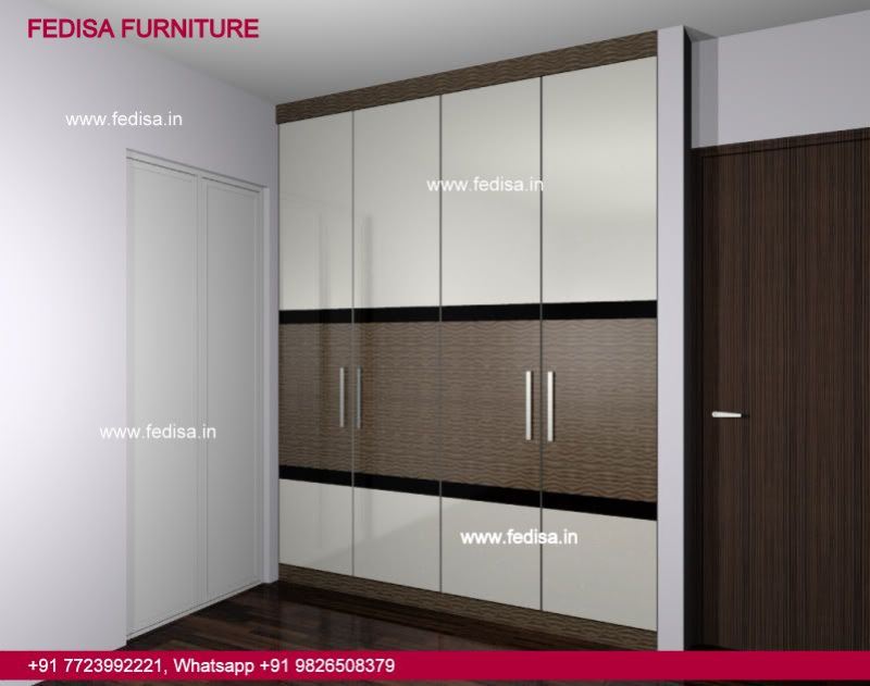 Double Door Almirah Design Walk In Closets Study Table With Wardrobe Design