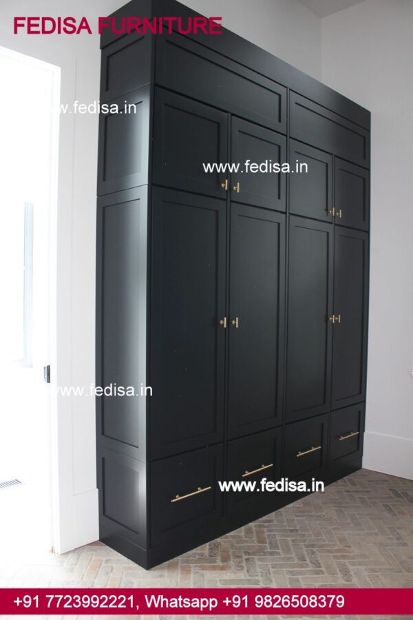 Latest Almirah Design 2025 Walk In Closets Three Door Wardrobe Design