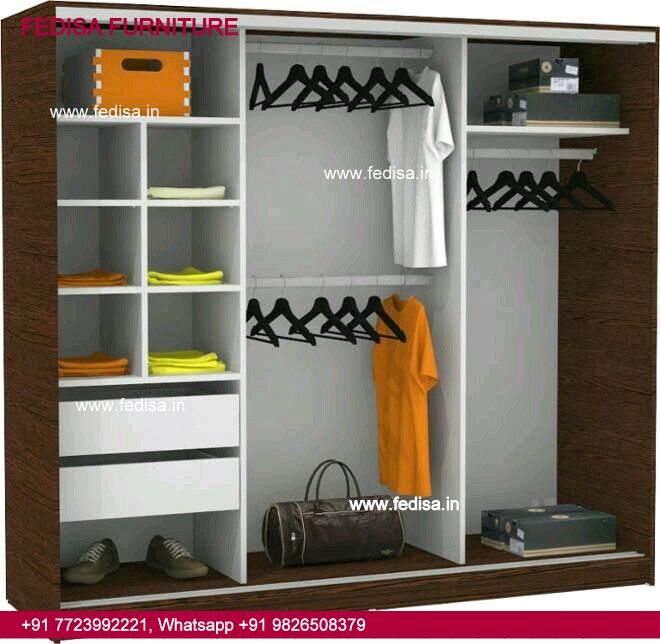 Almirah On Wall Bed Room Cupboard Designs Wardrobe With Showcase Design