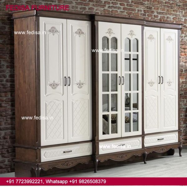 Almirah Simple Design Sliding Wardrobe Designs Catalogue White Colour Wardrobe