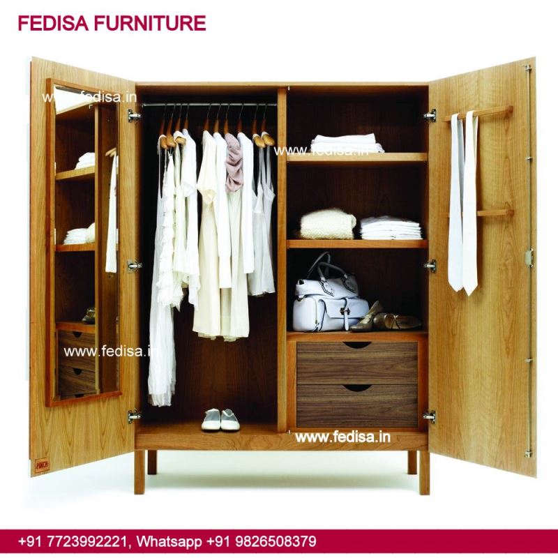 Almirah Texture Wardrobe Design For Bedroom White Wardrobe Design With Mirror