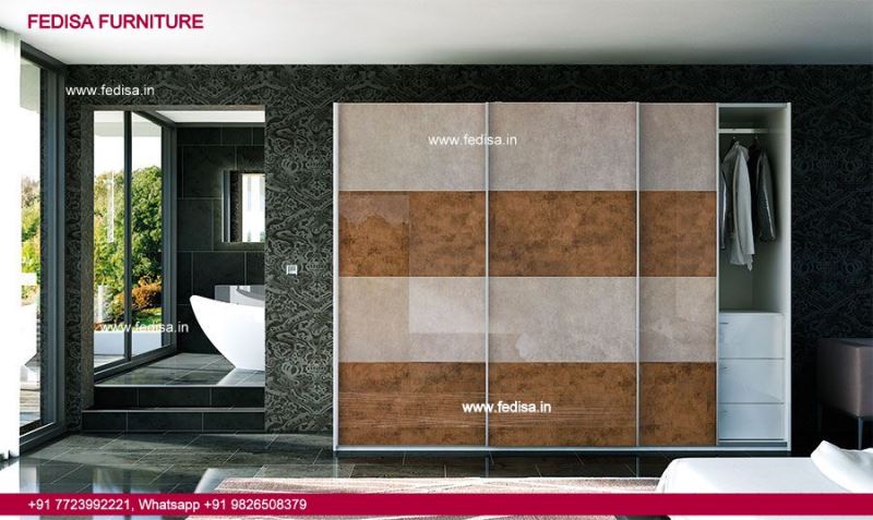 Almirah Sliding Wardrobe Design With Dressing Table Ladies Wardrobe Internal Design