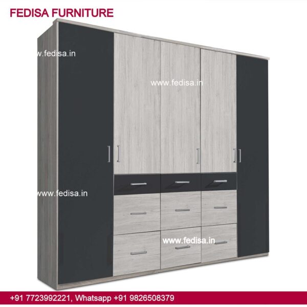 Three Door Wooden Almirah Designs Wardrobe Design With Dressing Table Metal Cupboard Designs With Price