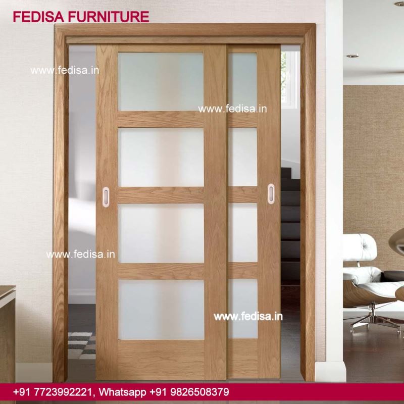 Wooden Almirah 4 Door Wardrobe Design For Bedroom Modern Sliding Door Closet