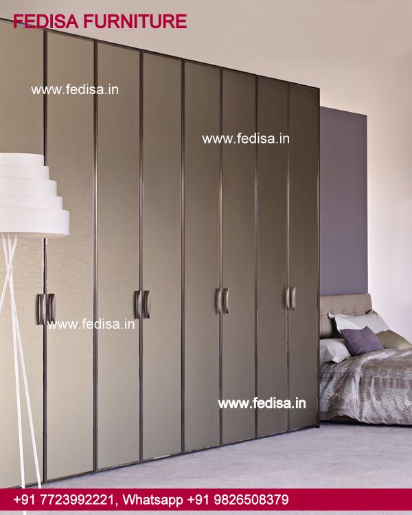 Wooden Almirah Design 3 Door Wardrobe With Dressing Table Modern Walk In Closet Design