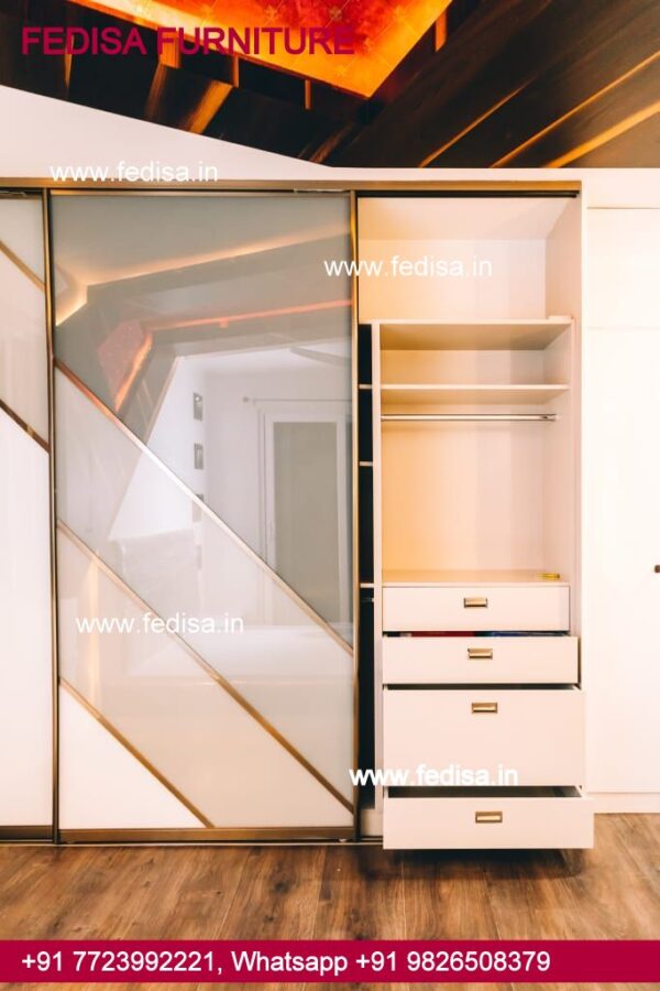 Almirah Design On Wall Wardrobe Design Inside One Door Almirah Design