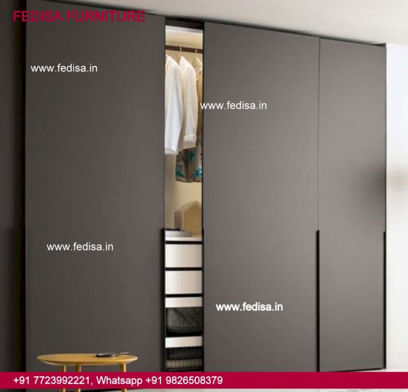 Flat Almirah Design Wardrobe With Dressing Table Wall Almirah With Mirror