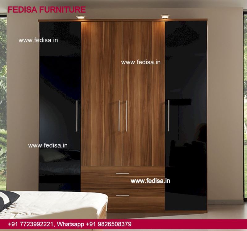 Brown And White Almirah Design Wooden Almirah Design Modern Wardrobe With Dressing Table