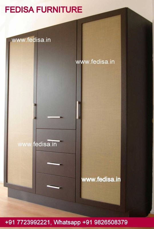 Double Door Wooden Almirah Designs Wardrobe Design For Bedroom Bedroom Cupboard Designs With Cement