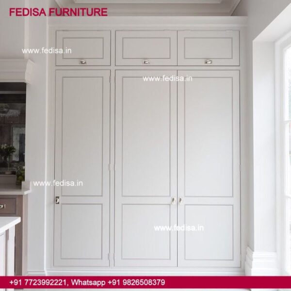 Wooden Almirah Attached With Wall Wall Almirah Design Hanging Wardrobe Design