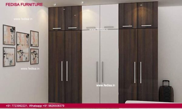 Wooden Almirah For Room Bedroom Wardrobe High Gloss Mica For Wardrobe