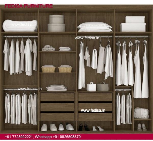 Wooden Almirah Design On Wall Walk In Closets Small Wardrobe Room Design